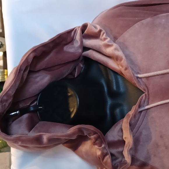 Lulu’s | Melrose Blush Pink Velour Hoodie, M - Picture 5 of 7